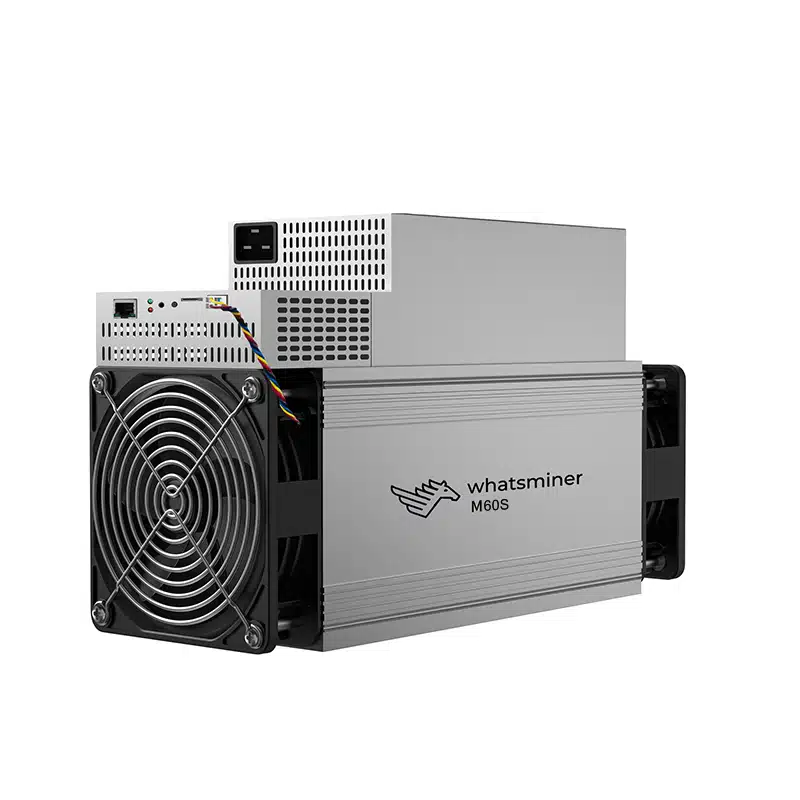 M60S.jpg MicroBT Whatsminer M60S 18.5J/T 188T 190T Bitcoin Miner - Image 1