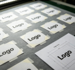 Custom High-Resolution Logo Sticker Branding Service