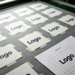 Custom High-Resolution Logo Sticker Branding Service